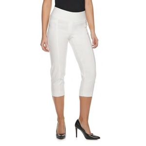 Apt. 9 white modern skinny crop pants